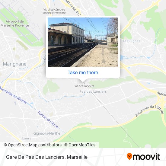 Mapa Gare De Pas Des Lanciers