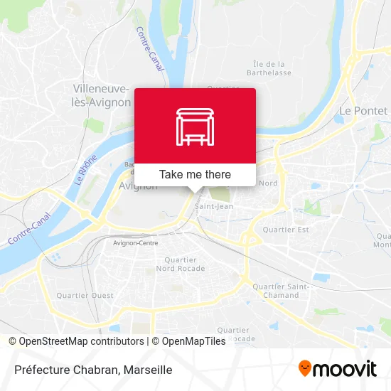 Préfecture Chabran map