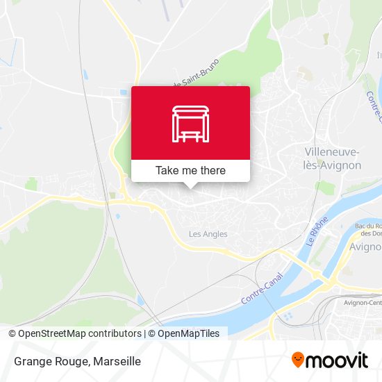 Grange Rouge map