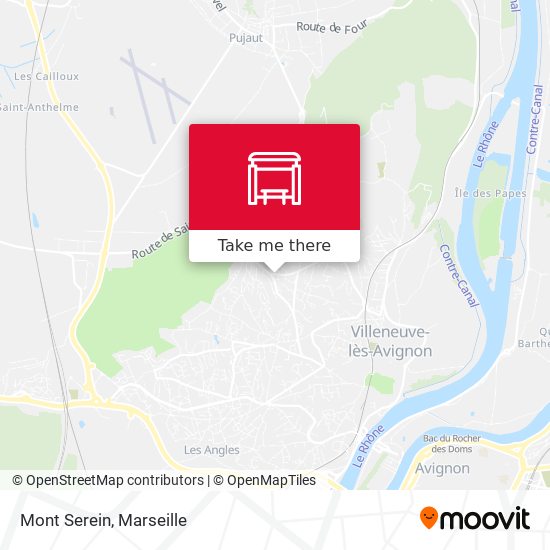 Mont Serein map