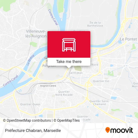 Préfecture Chabran map