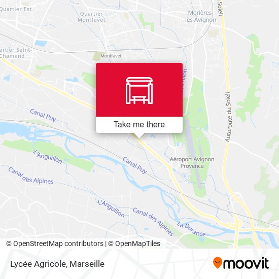 Lycée Agricole map
