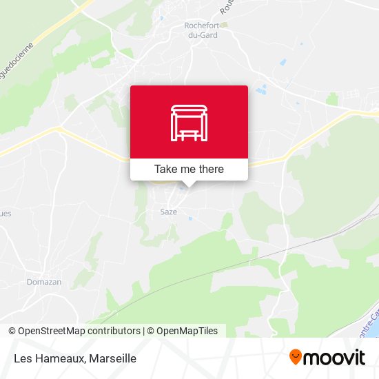 Les Hameaux map