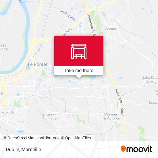 Mapa Dublin