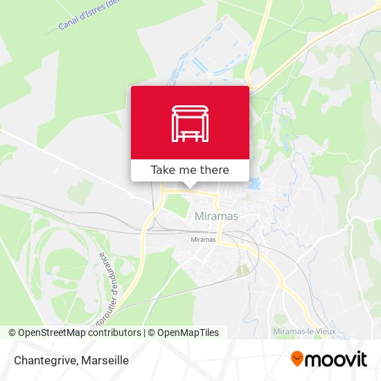 Chantegrive map