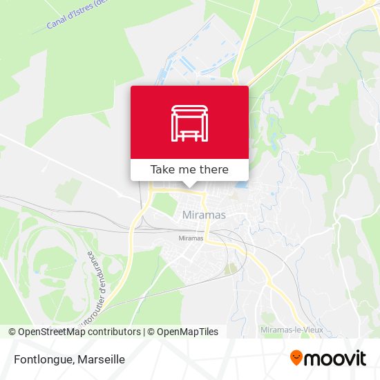 Fontlongue map