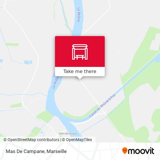 Mas De Campane map