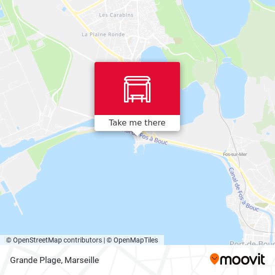 Grande Plage map