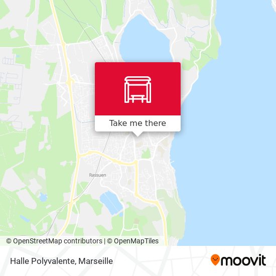 Halle Polyvalente map