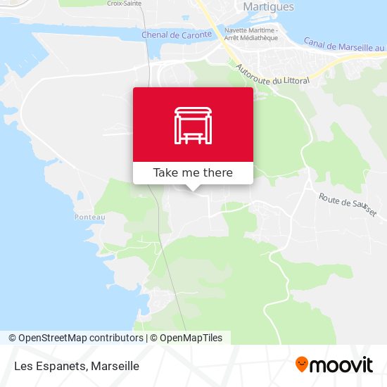 Les Espanets map