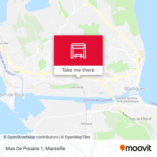 Mas De Pouane 1 map