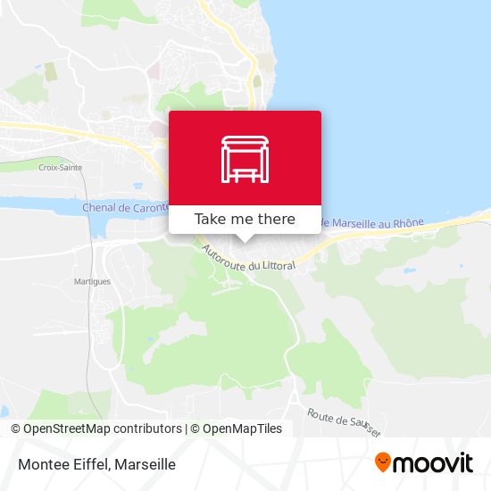 Montee Eiffel map