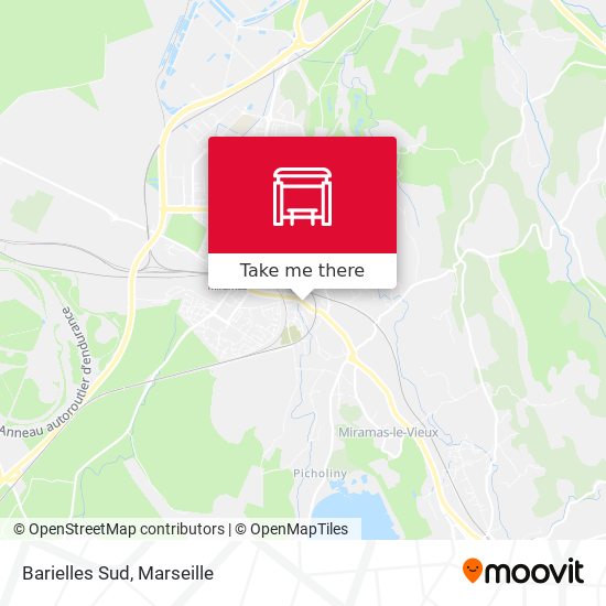 Mapa Barielles Sud