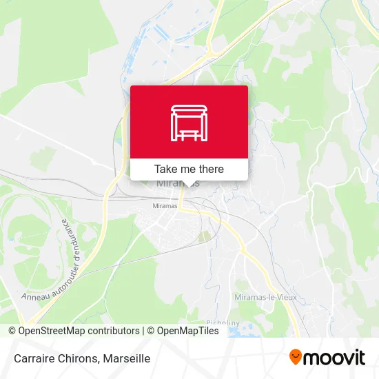 Carraire Chirons map