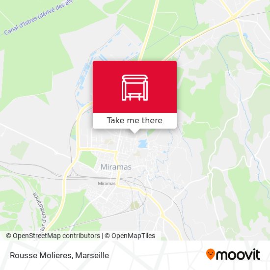 Rousse Molieres map