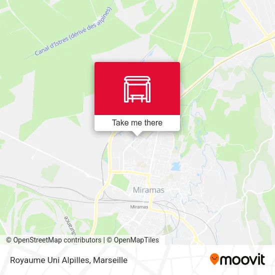 Royaume Uni Alpilles map