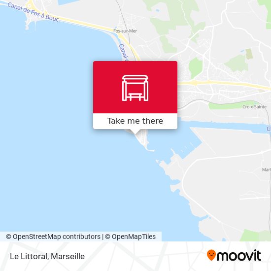 Le Littoral map