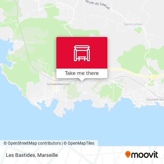 Les Bastides map