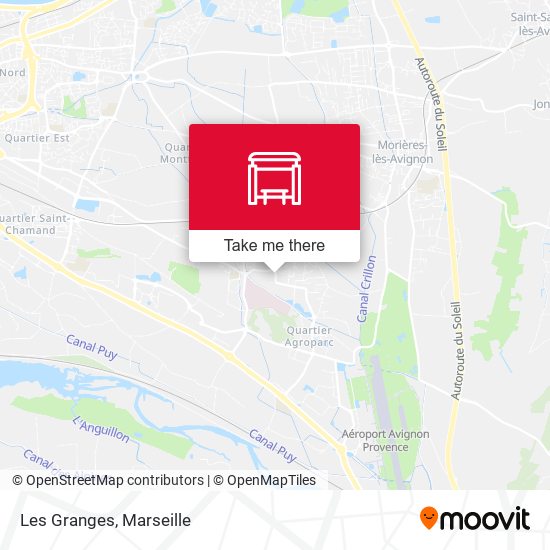 Les Granges map