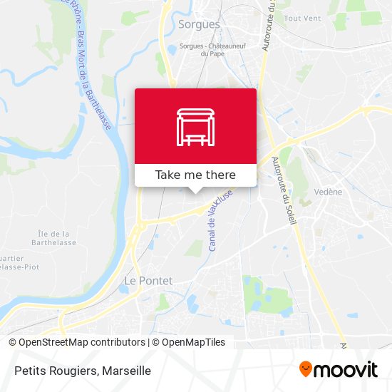 Petits Rougiers map