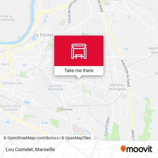 Lou Castelet map