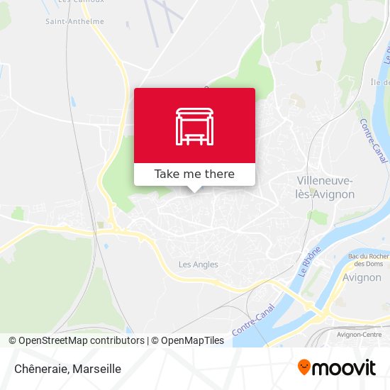 Chêneraie map