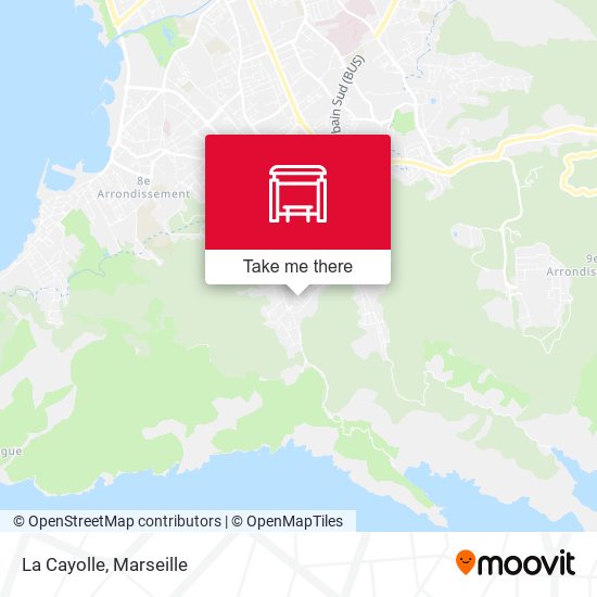 La Cayolle map