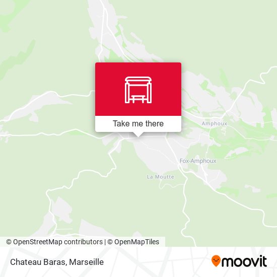 Chateau Baras map