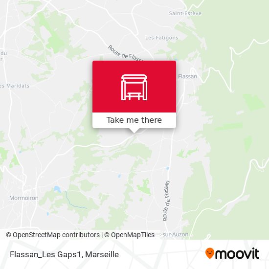 Flassan_Les Gaps1 map