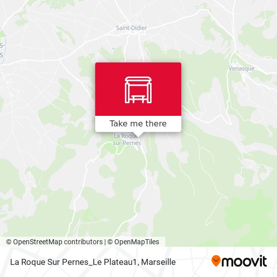 La Roque Sur Pernes_Le Plateau1 map