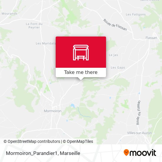 Mormoiron_Parandier1 map
