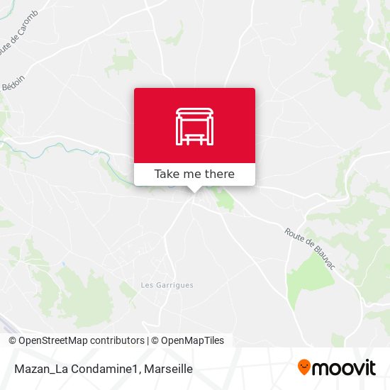 Mazan_La Condamine1 map