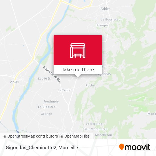 Gigondas_Cheminotte2 map