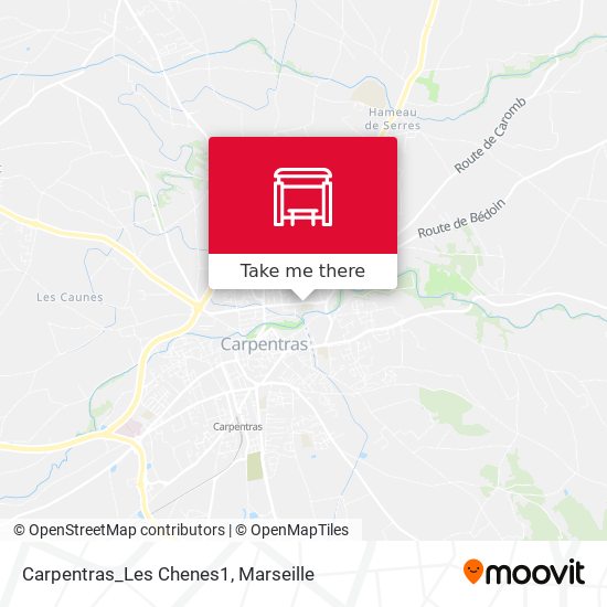 Carpentras_Les Chenes1 map
