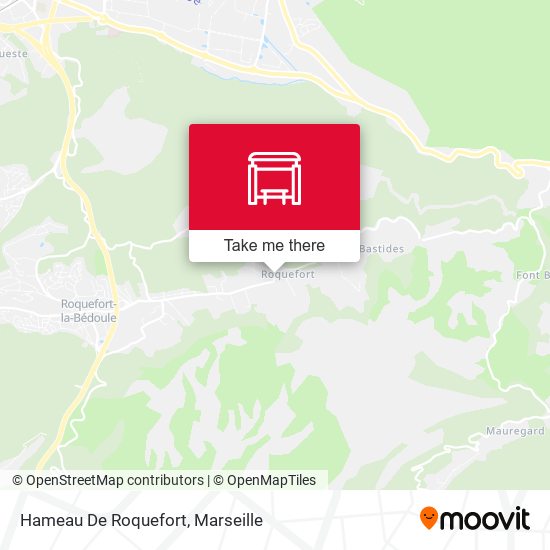 Mapa Hameau De Roquefort