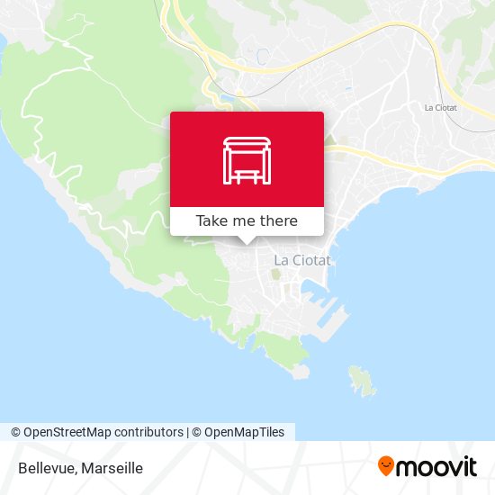 Mapa Bellevue