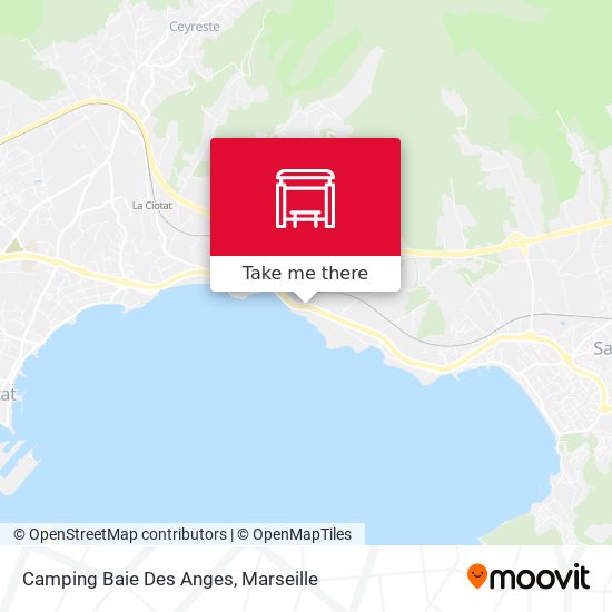 Camping Baie Des Anges map