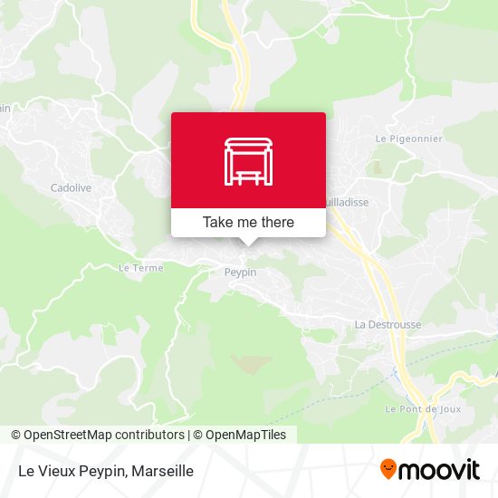 Le Vieux Peypin map