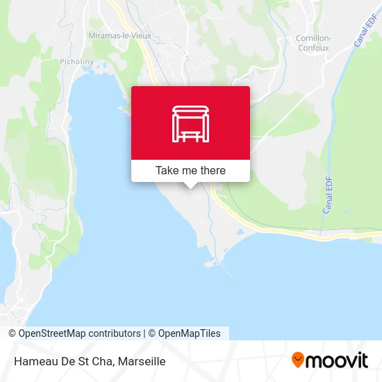 Hameau De St Cha map