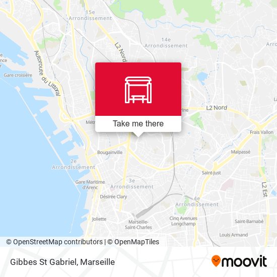 Gibbes St Gabriel map
