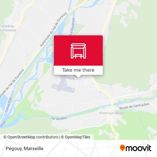 Pégouy map
