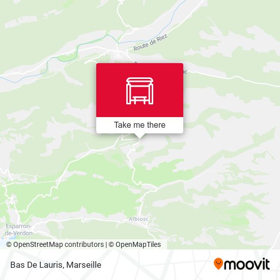 Bas De Lauris map