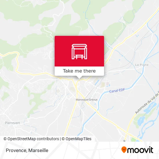 Provence map