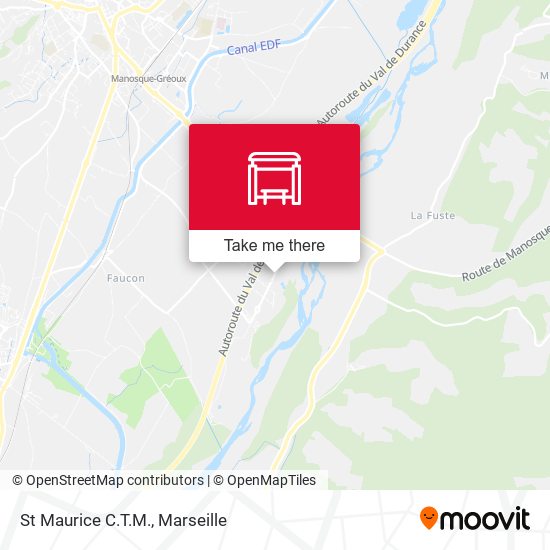 St Maurice C.T.M. map