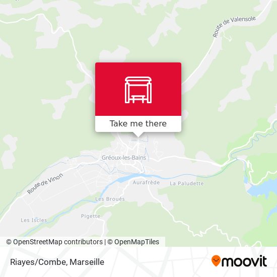Riayes/Combe map