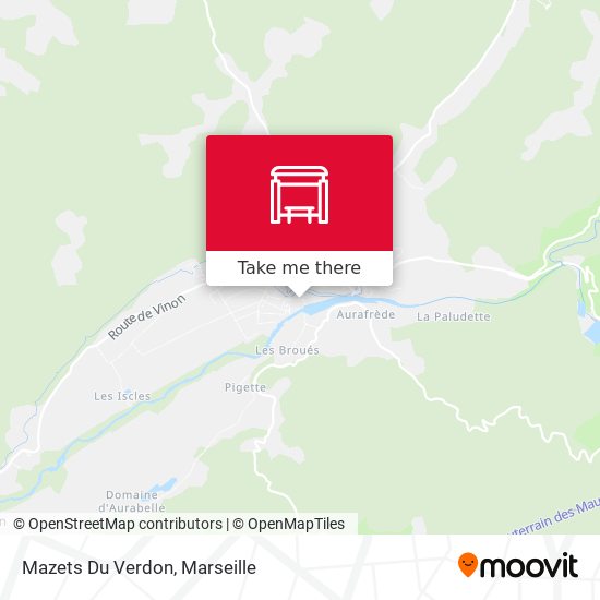 Mazets Du Verdon map
