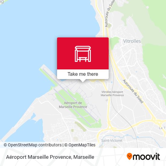 Aéroport Marseille Provence map