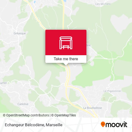 Echangeur Bélcodène map