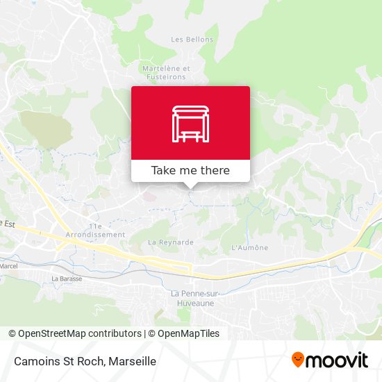 Camoins St Roch map