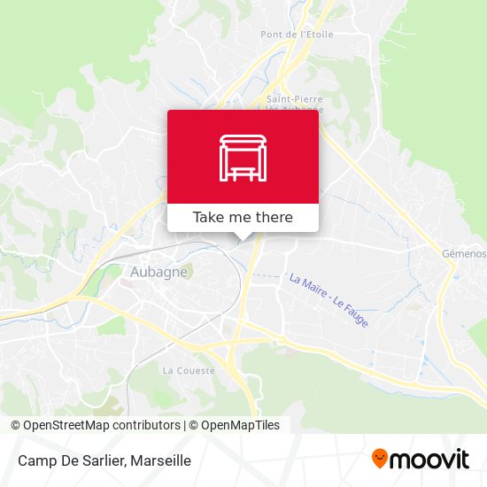 Mapa Camp De Sarlier